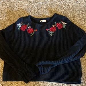 L.A hearts pacsun rose sweater